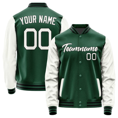 Custom Green White Jacket JA0505180517B21718