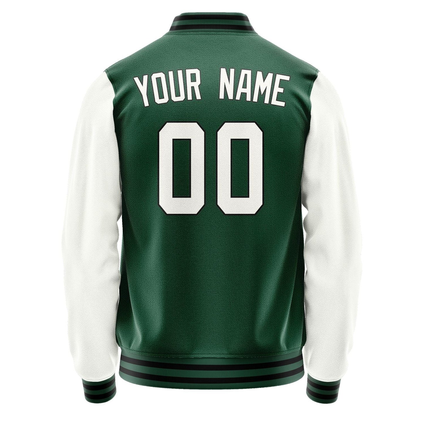 Custom Green White Jacket JA0505180517B31718