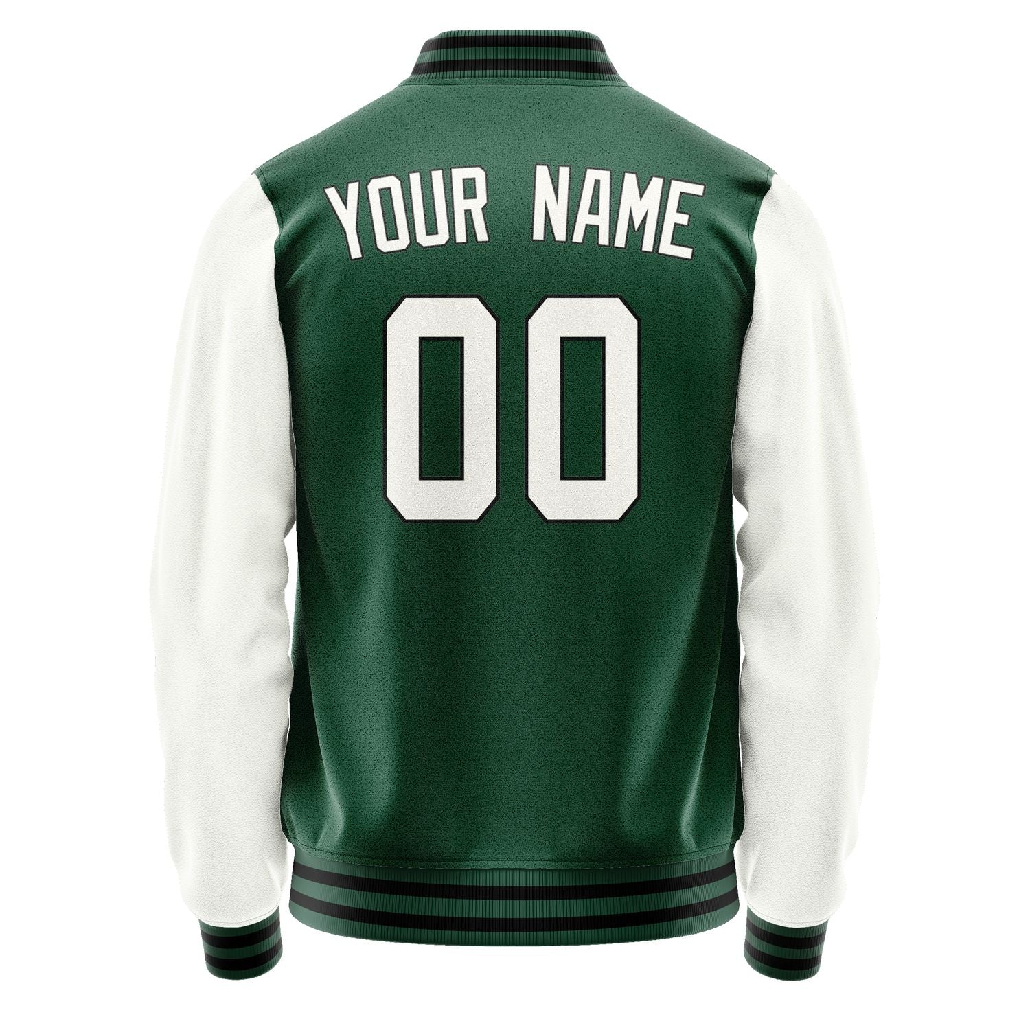 Custom Green White Jacket JA0505180517B31718