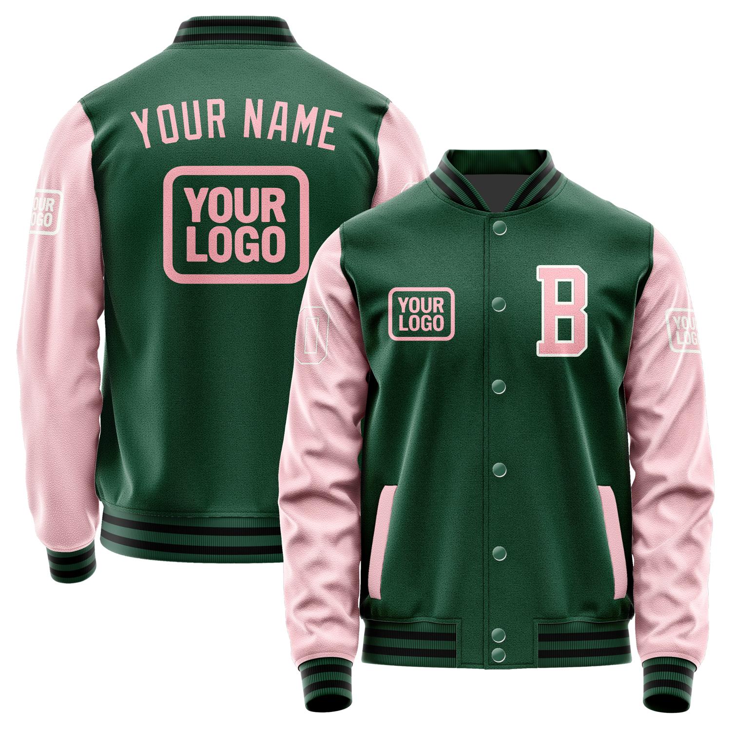 Custom Green Light Pink Jacket JA050521051718212118