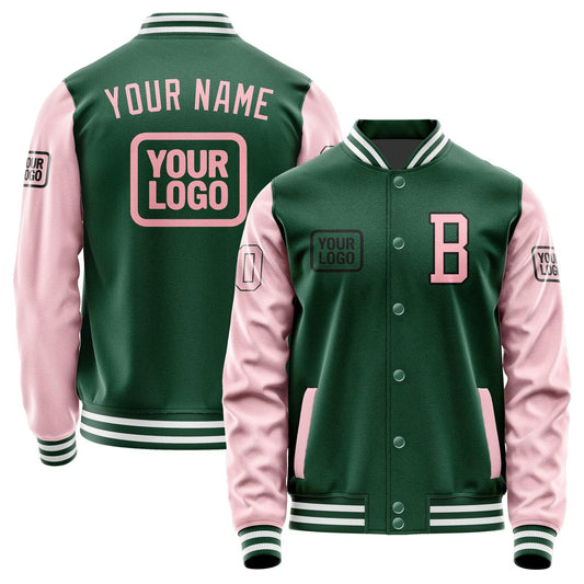 Custom Green Light Pink Jacket JA050521051817212117