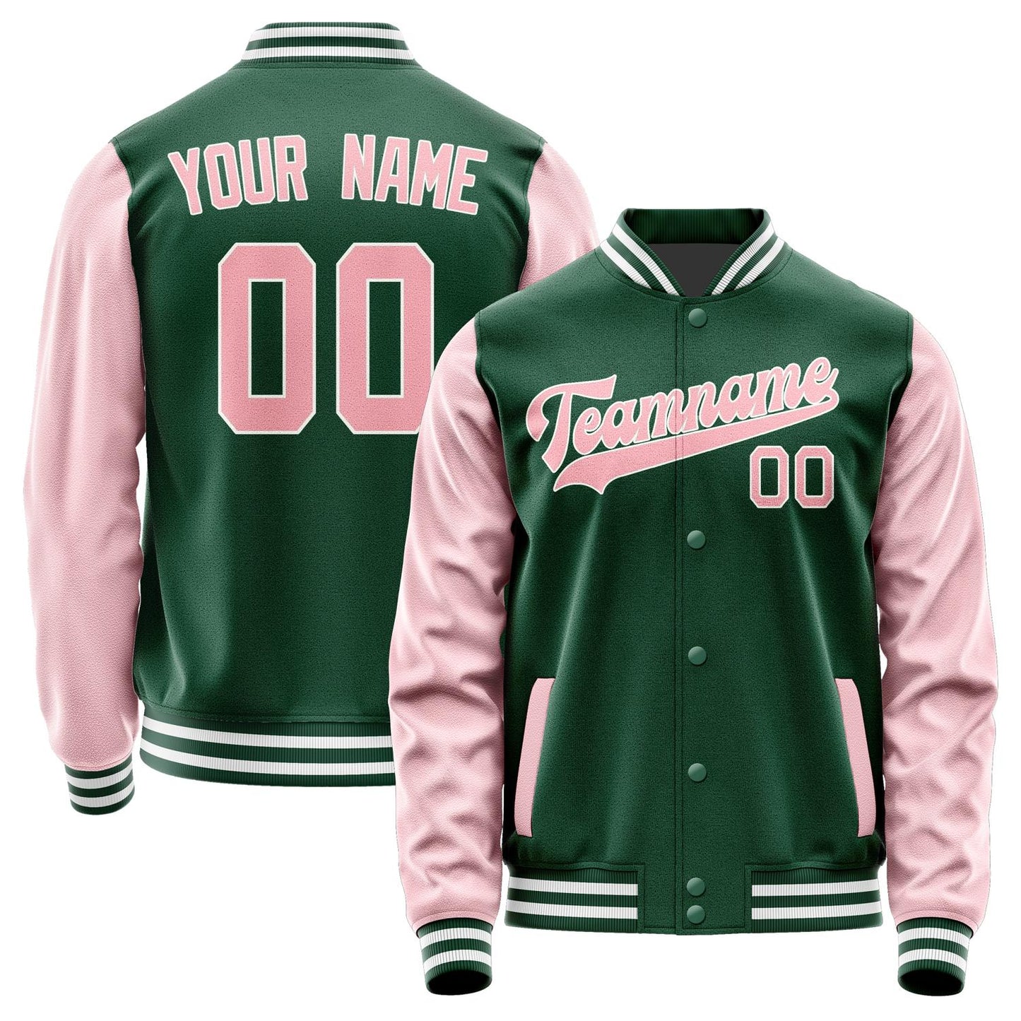 Custom Green Light Pink Jacket JA0505210518B31821