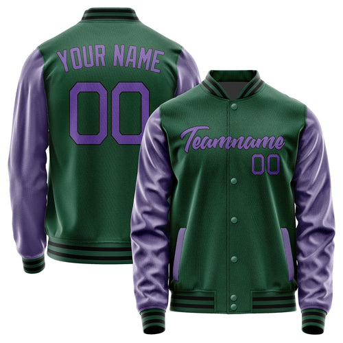 Custom Green Light Purple Jacket JA0505230517B21723