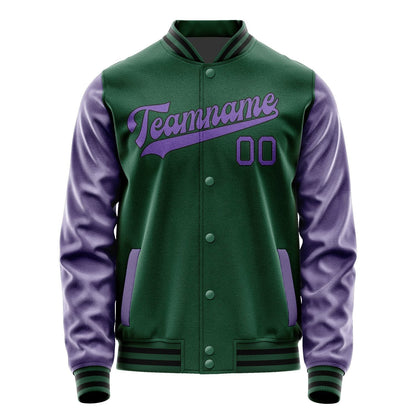 Custom Green Light Purple Jacket JA0505230517B31723