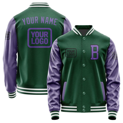 Custom Green Light Purple Jacket JA050523051817232317
