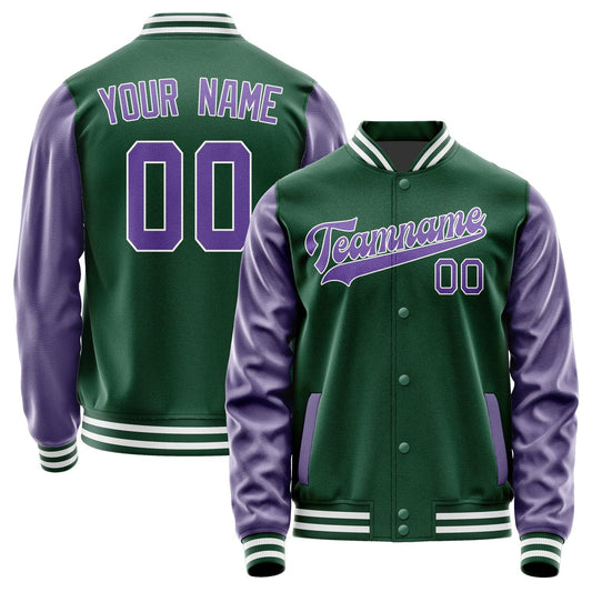 Custom Green Light Purple Jacket JA0505230518B31823