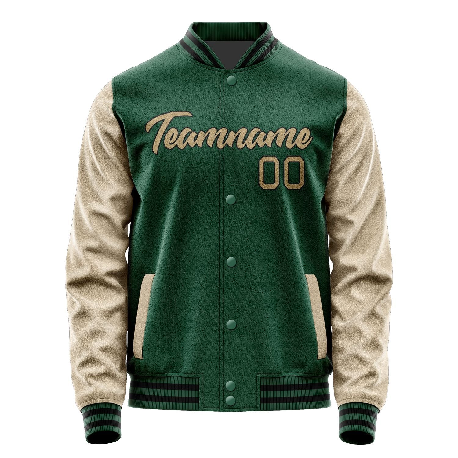 Custom Green Light Khaki Jacket JA0505250517B21725