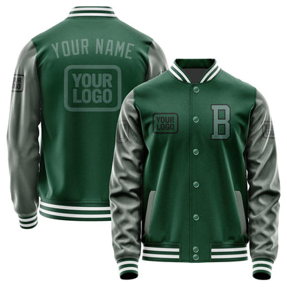 Custom Green Blue Green Jacket JA050527051817272717