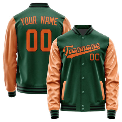 Custom Green Orange Jacket JA0505280517B31728