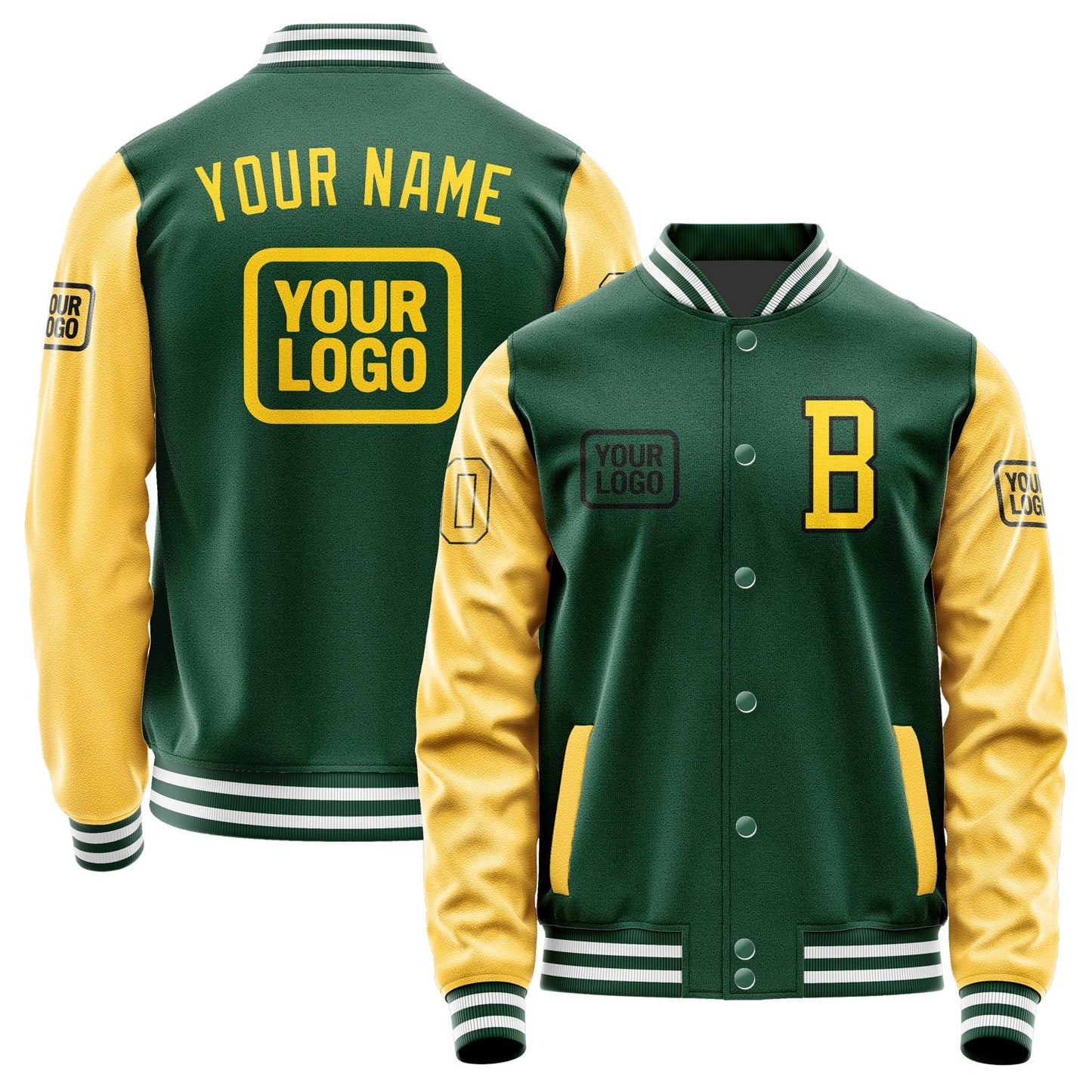 Custom Green Gold Jacket JA050530051817303017