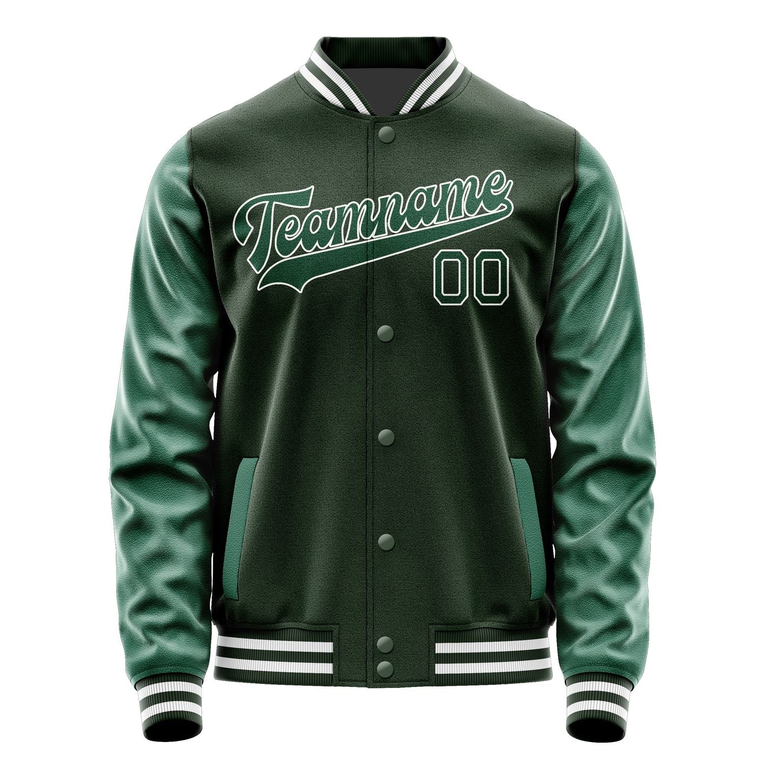 Custom Dark Green Green Jacket JA0606050618B31805