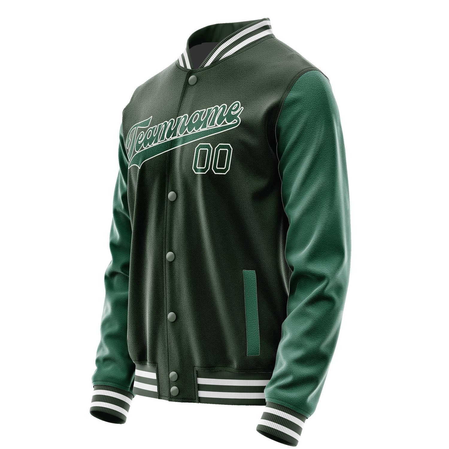 Custom Dark Green Green Jacket JA0606050618B31805
