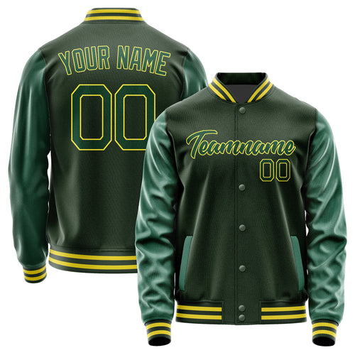 Custom Dark Green Green Jacket JA0606050626B22605