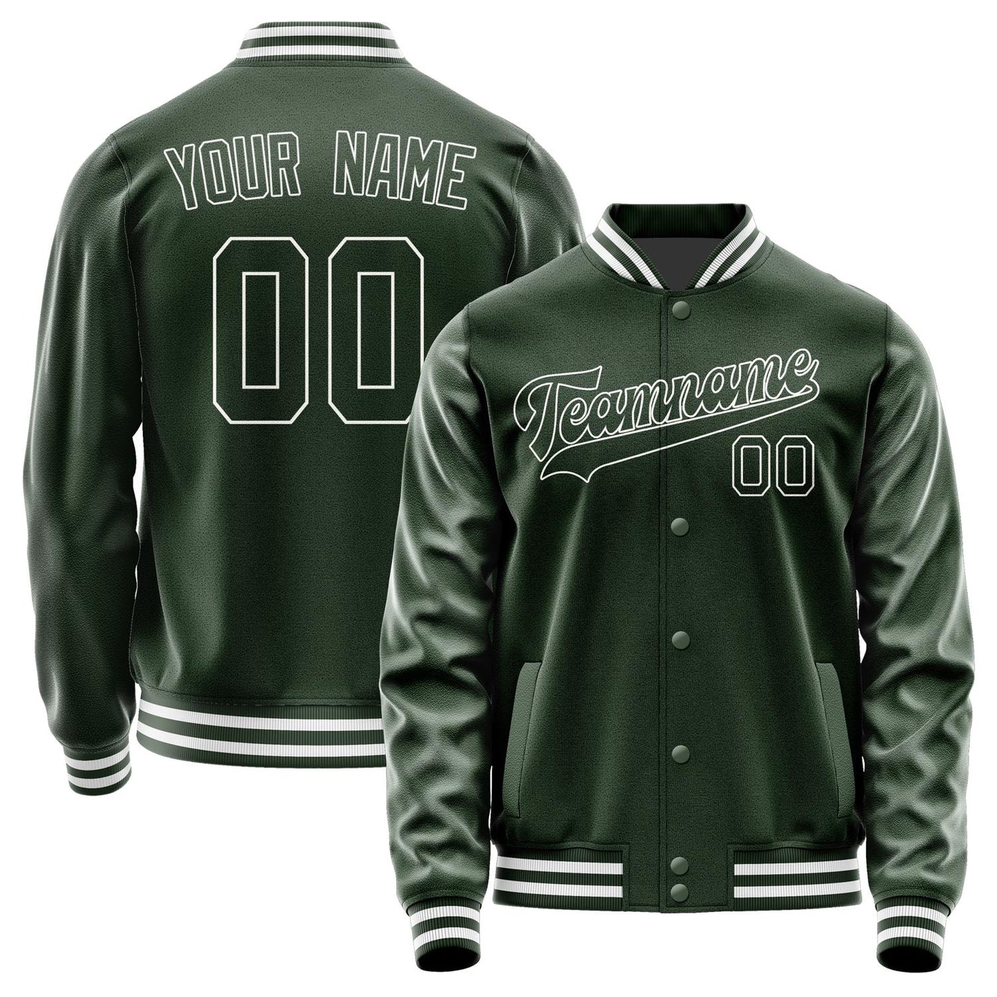 Custom Dark Green Dark Green Jacket JA0606060618B31806
