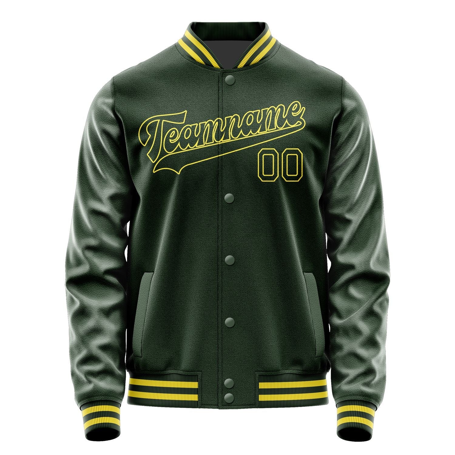 Custom Dark Green Dark Green Jacket JA0606060626B32606