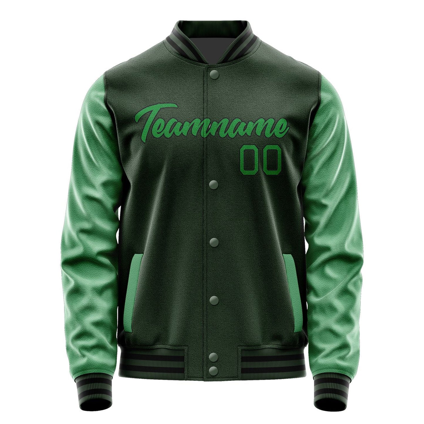Custom Dark Green Emerald Green Jacket JA0606240617B21724