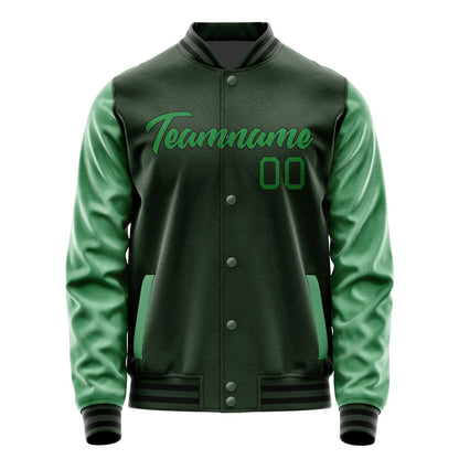 Custom Dark Green Emerald Green Jacket JA0606240617B21724