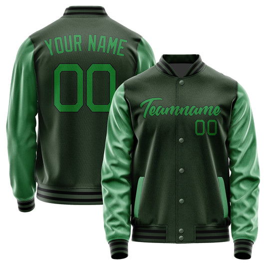 Custom Dark Green Emerald Green Jacket JA0606240617B21724