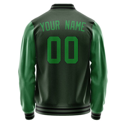 Custom Dark Green Emerald Green Jacket JA0606240617B31724
