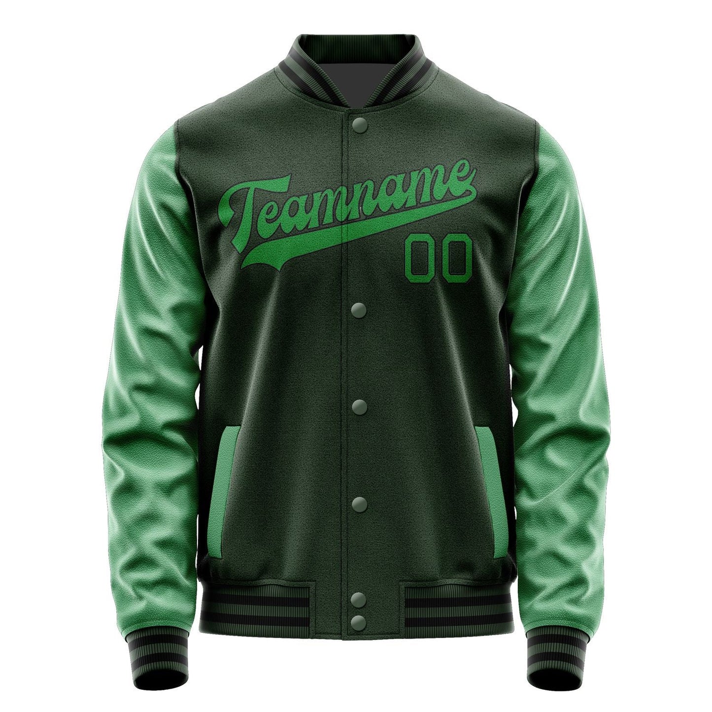 Custom Dark Green Emerald Green Jacket JA0606240617B31724