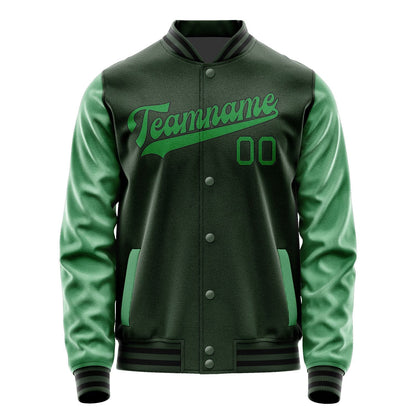Custom Dark Green Emerald Green Jacket JA0606240617B31724