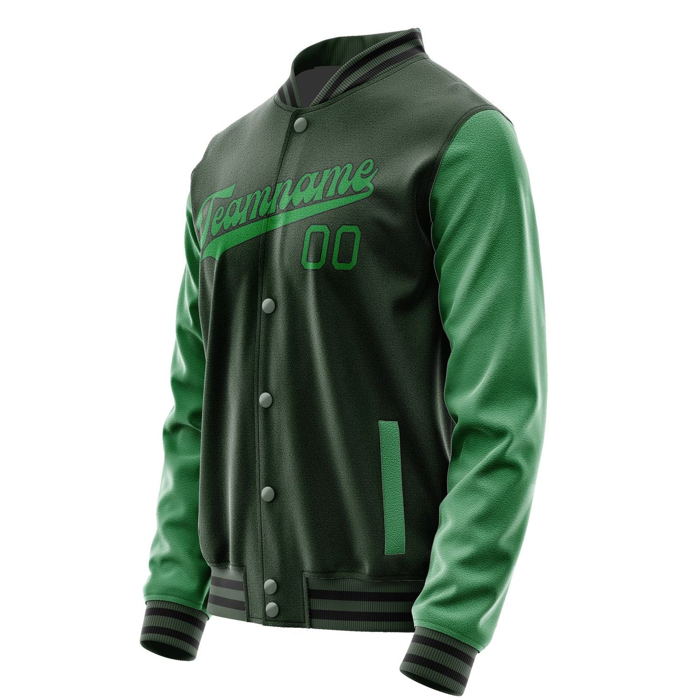 Custom Dark Green Emerald Green Jacket JA0606240617B31724