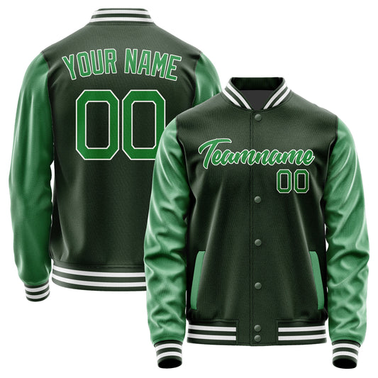 Custom Dark Green Emerald Green Jacket JA0606240618B21824