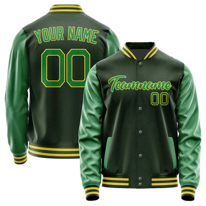 Custom Dark Green Emerald Green Jacket JA0606240626B22624