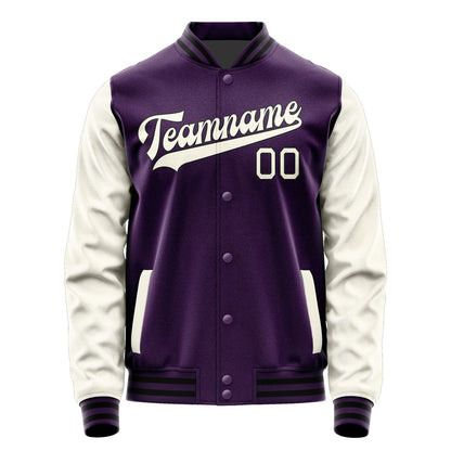 Custom Purple Cream Jacket JA0707030717B31703