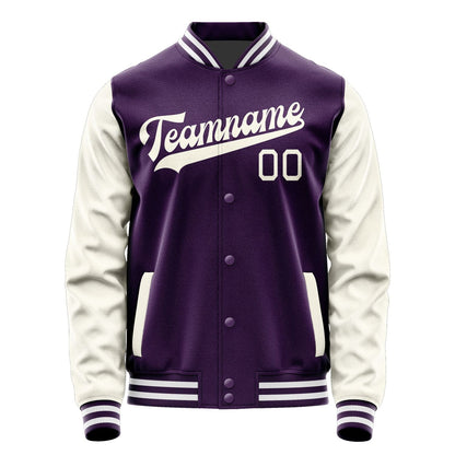 Custom Purple Cream Jacket JA0707030718B31803