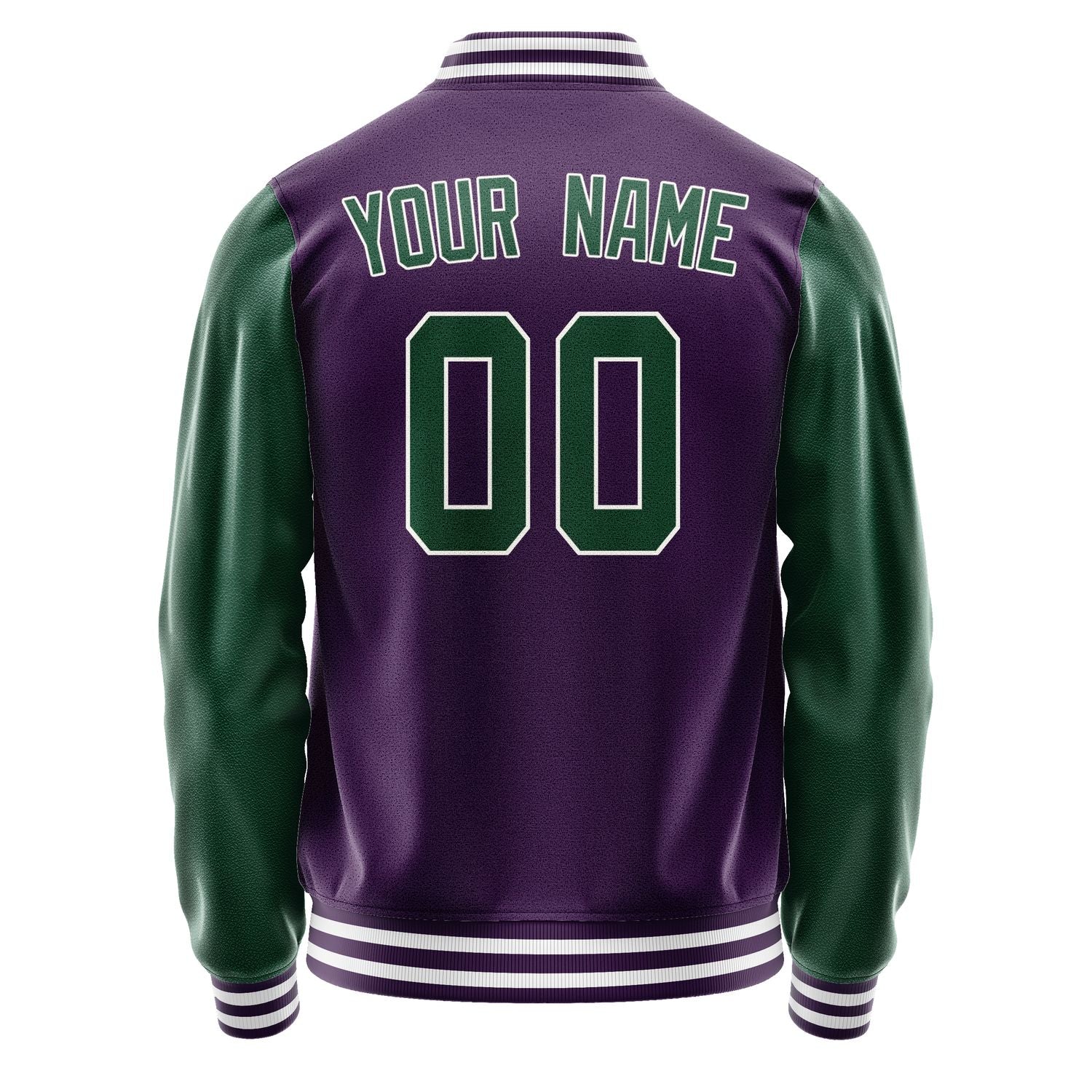 Custom Purple Green Jacket JA0707050718B31805