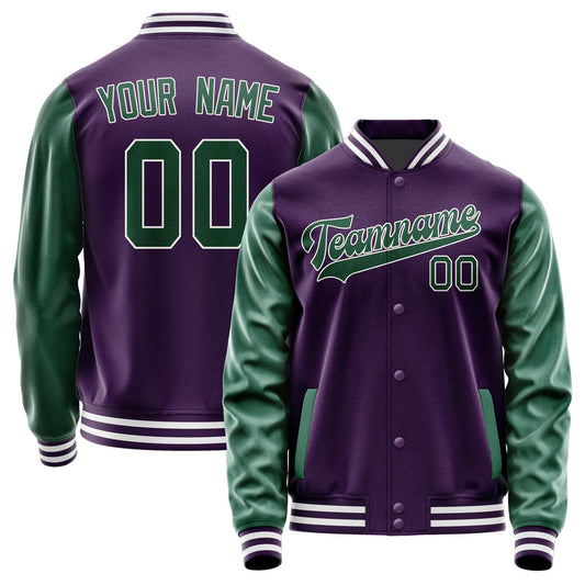 Custom Purple Green Jacket JA0707050718B31805