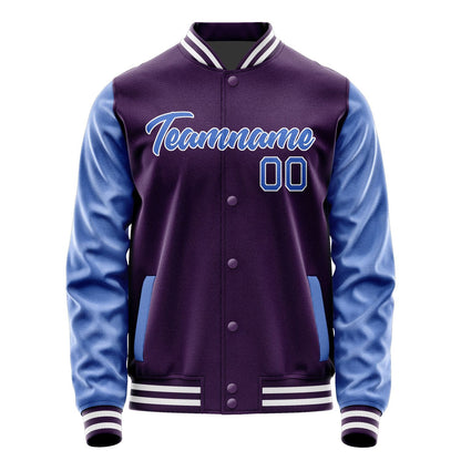 Custom Purple Sky Blue Jacket JA0707090717B21709