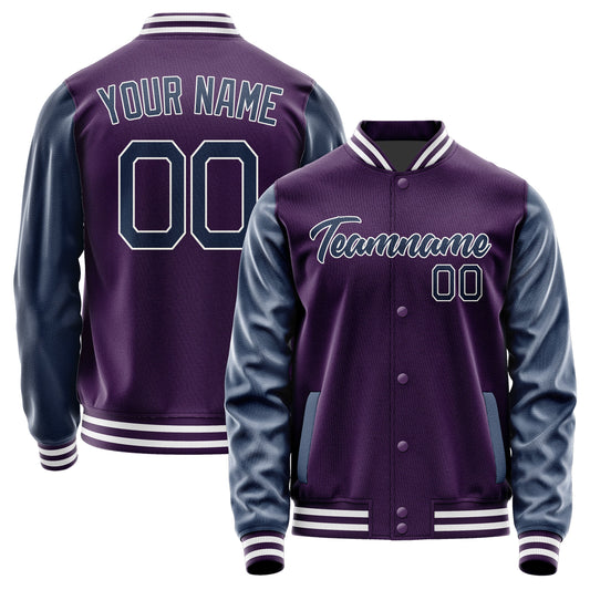 Custom Purple Blue Jacket JA0707100718B21810