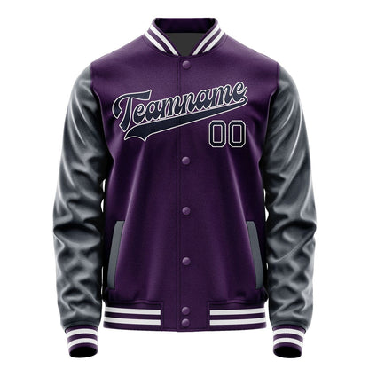 Custom Purple Navy Jacket JA0707110718B31811