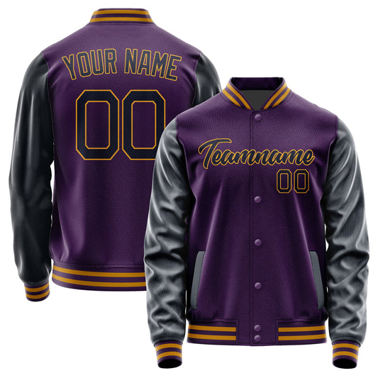 Custom Purple Navy Jacket JA0707110719B21911