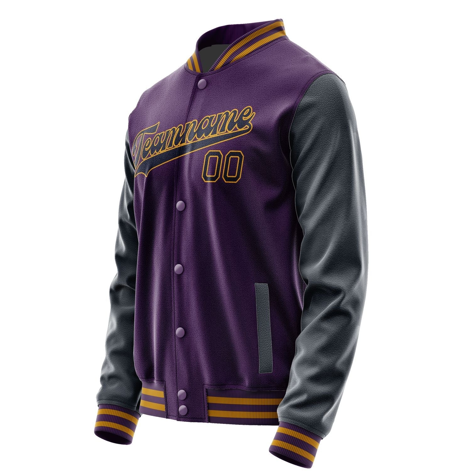 Custom Purple Navy Jacket JA0707110719B31911