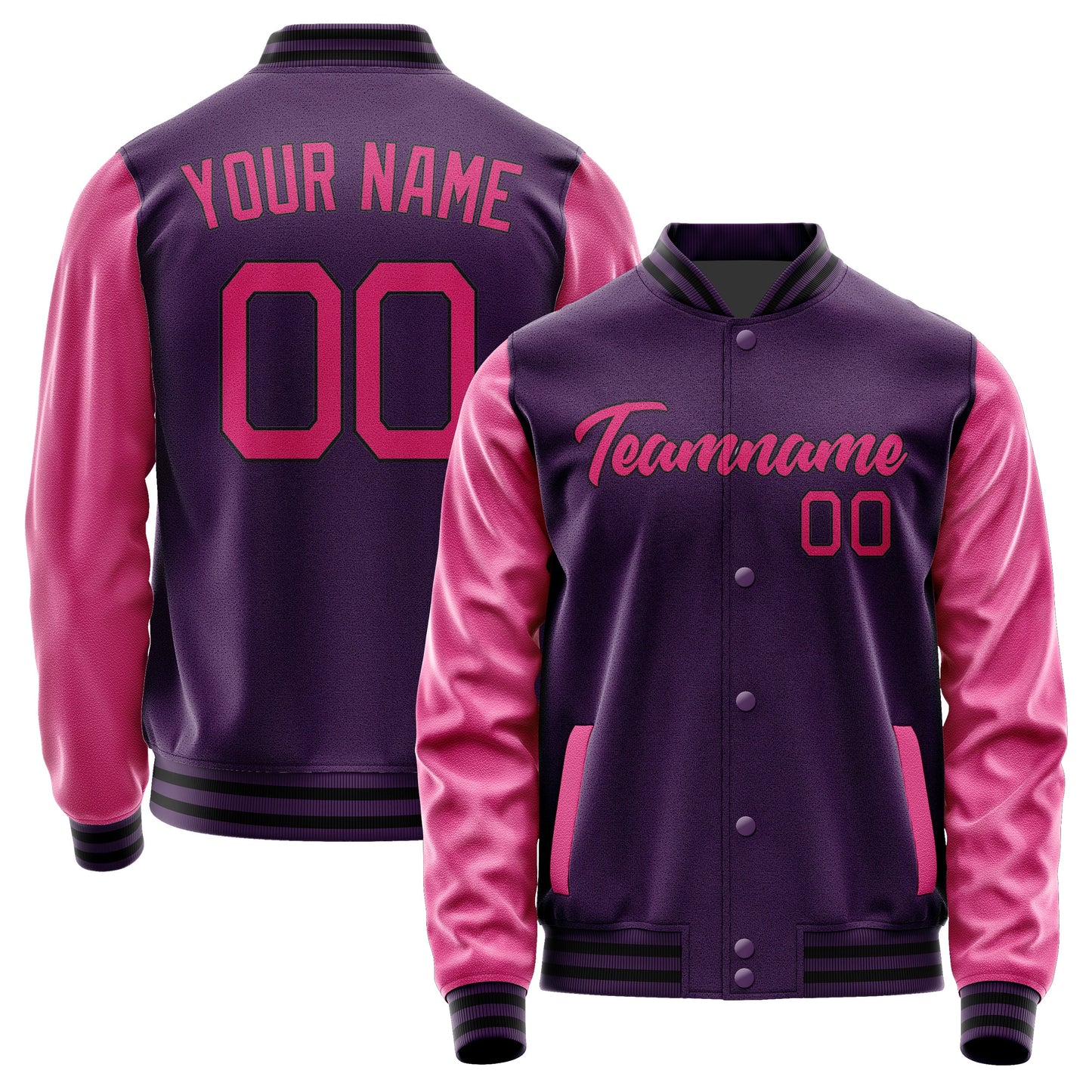 Custom Purple Pink Jacket JA0707130717B21713