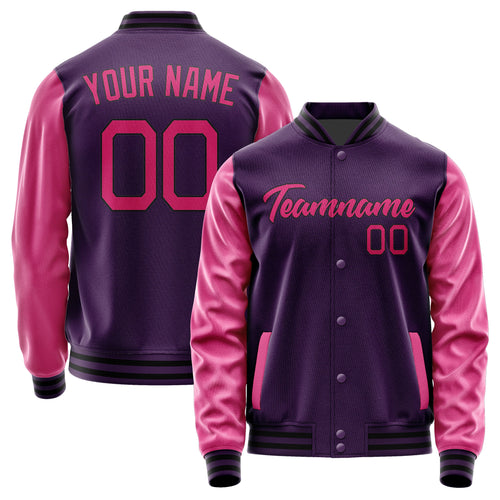 Custom Purple Pink Jacket JA0707130717B21713