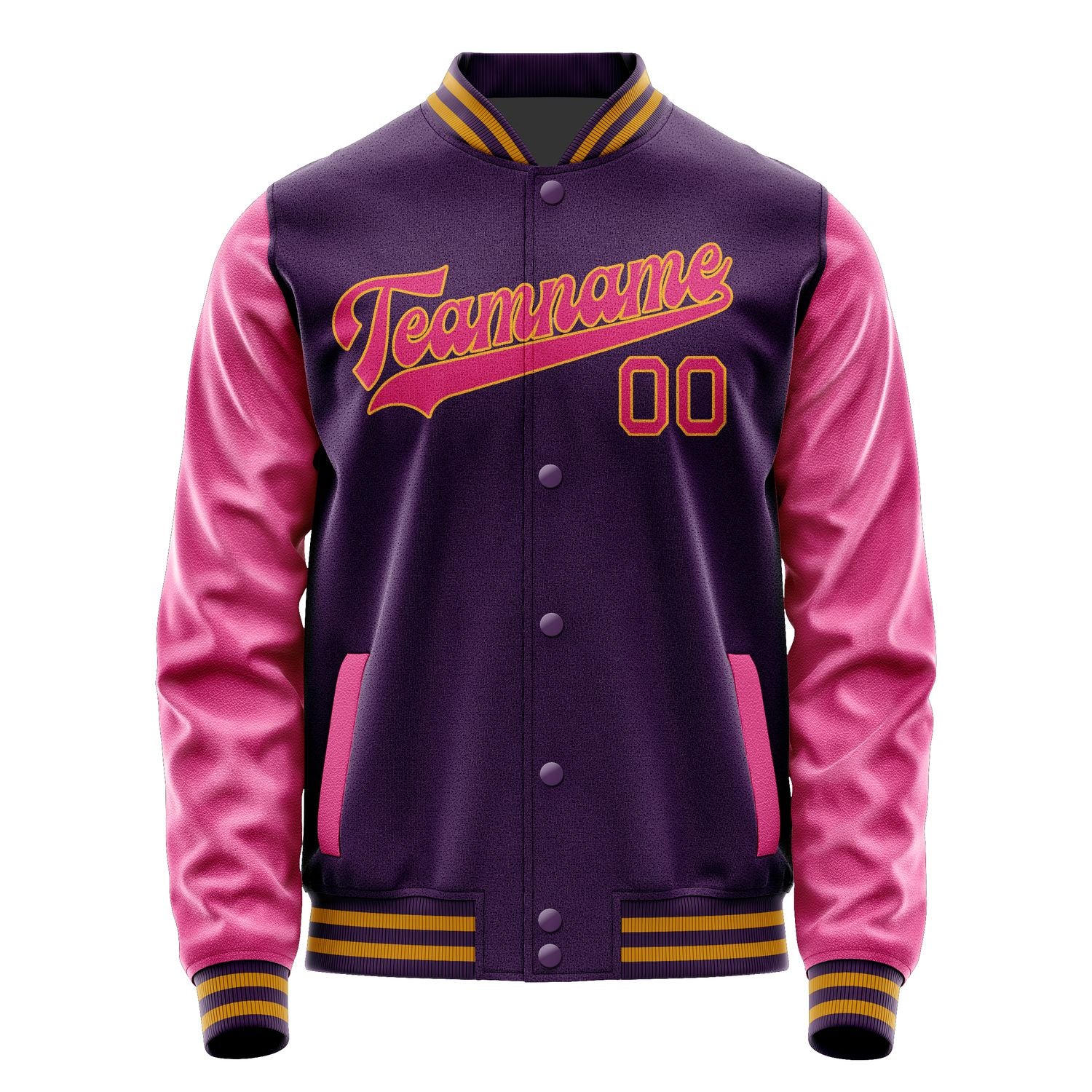 Custom Purple Pink Jacket JA0707130719B31913