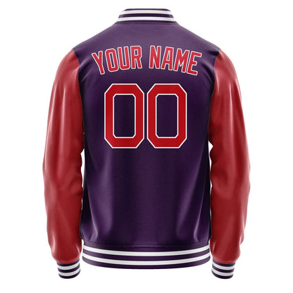 Custom Purple Red Jacket JA0707140717B21714