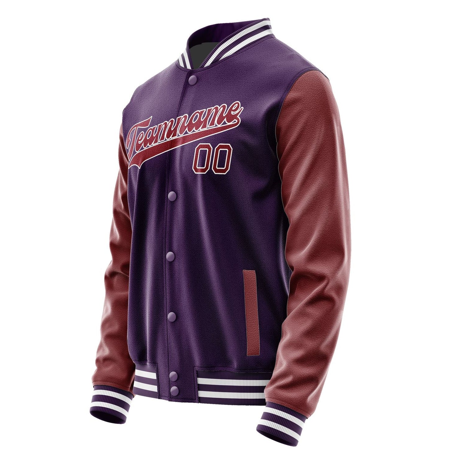 Custom Purple Crimson Red Jacket JA0707150718B31815