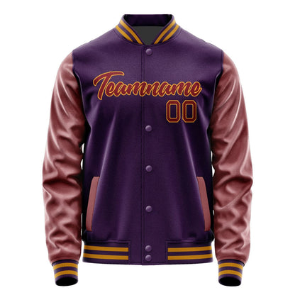 Custom Purple Crimson Red Jacket JA0707150718B21815