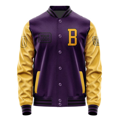 Custom Purple Yellow Jacket JA070719071717191917