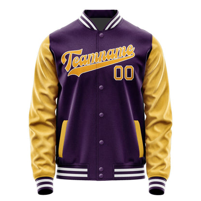 Custom Purple Yellow Jacket JA0707190718B31819