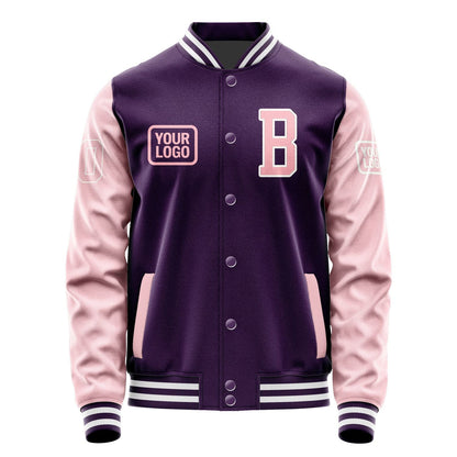 Custom Purple Light Pink Jacket JA070721071818212118