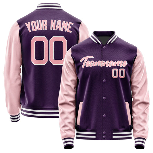 Custom Purple Light Pink Jacket JA0707210718B21821