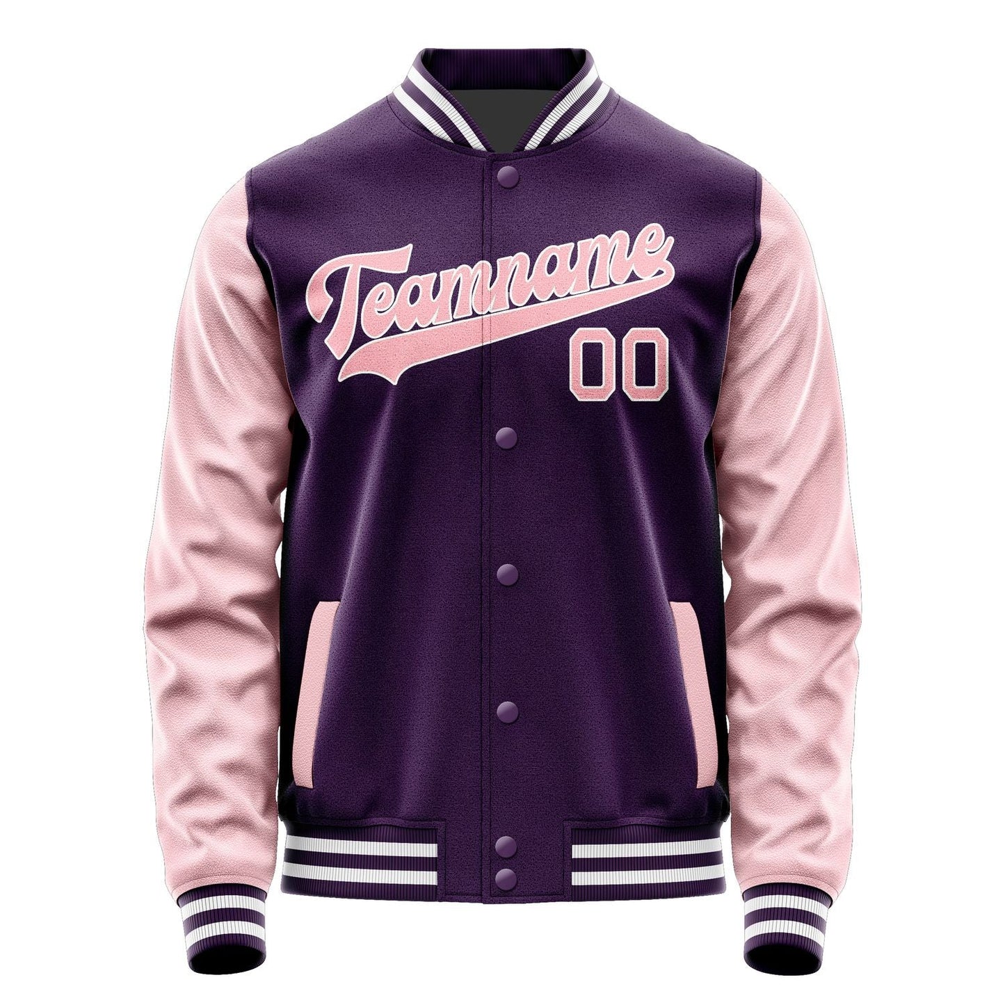 Custom Purple Light Pink Jacket JA0707210718B31821