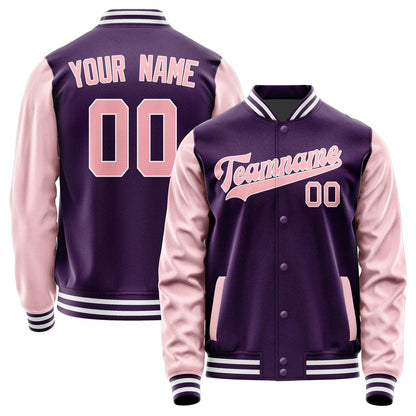 Custom Purple Light Pink Jacket JA0707210718B31821