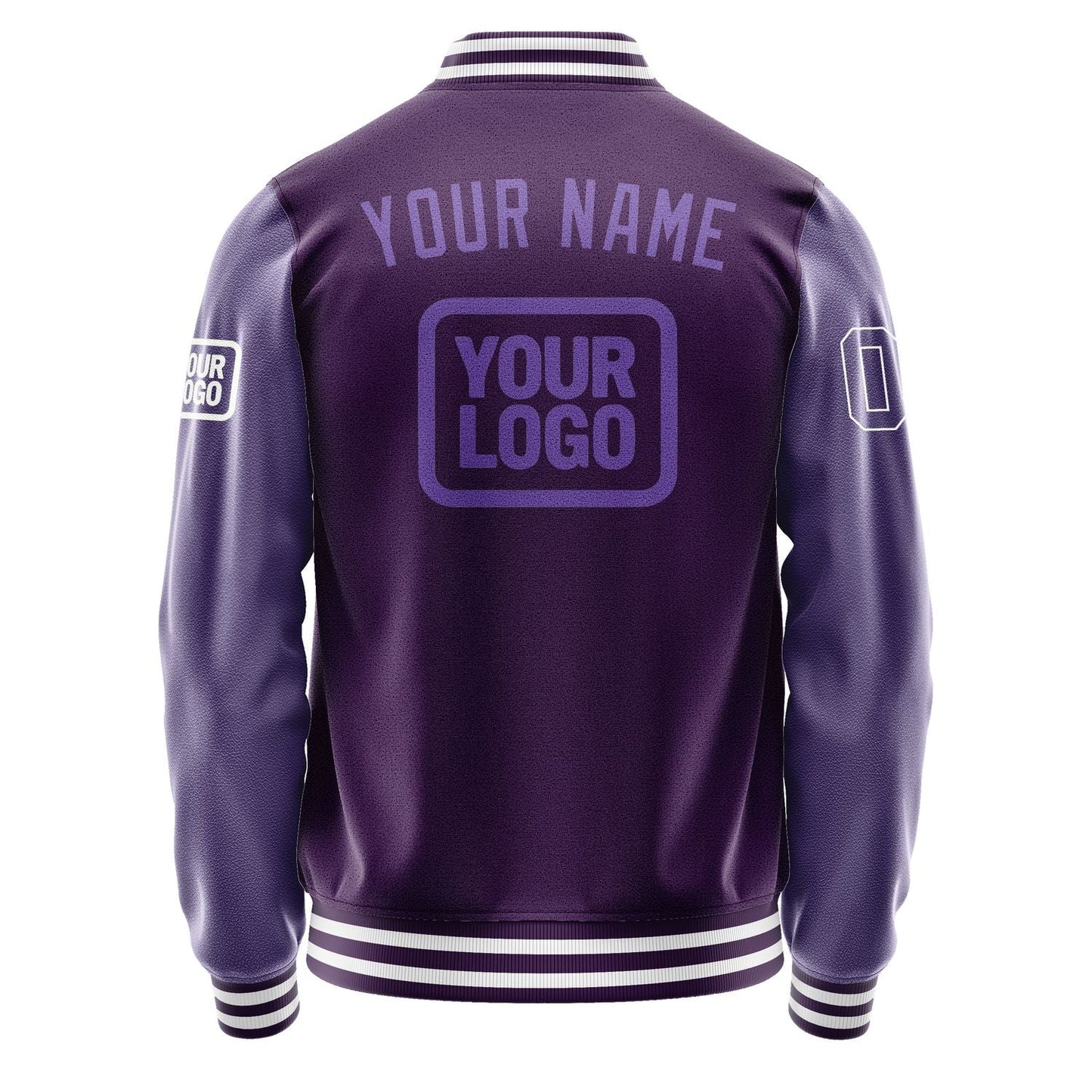 Custom Purple Light Purple Jacket JA070723071818232318
